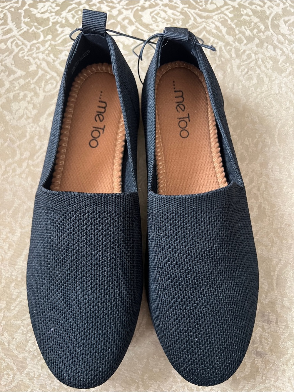 me too Black Knit Slip-On Flats - Picture 2 of 4